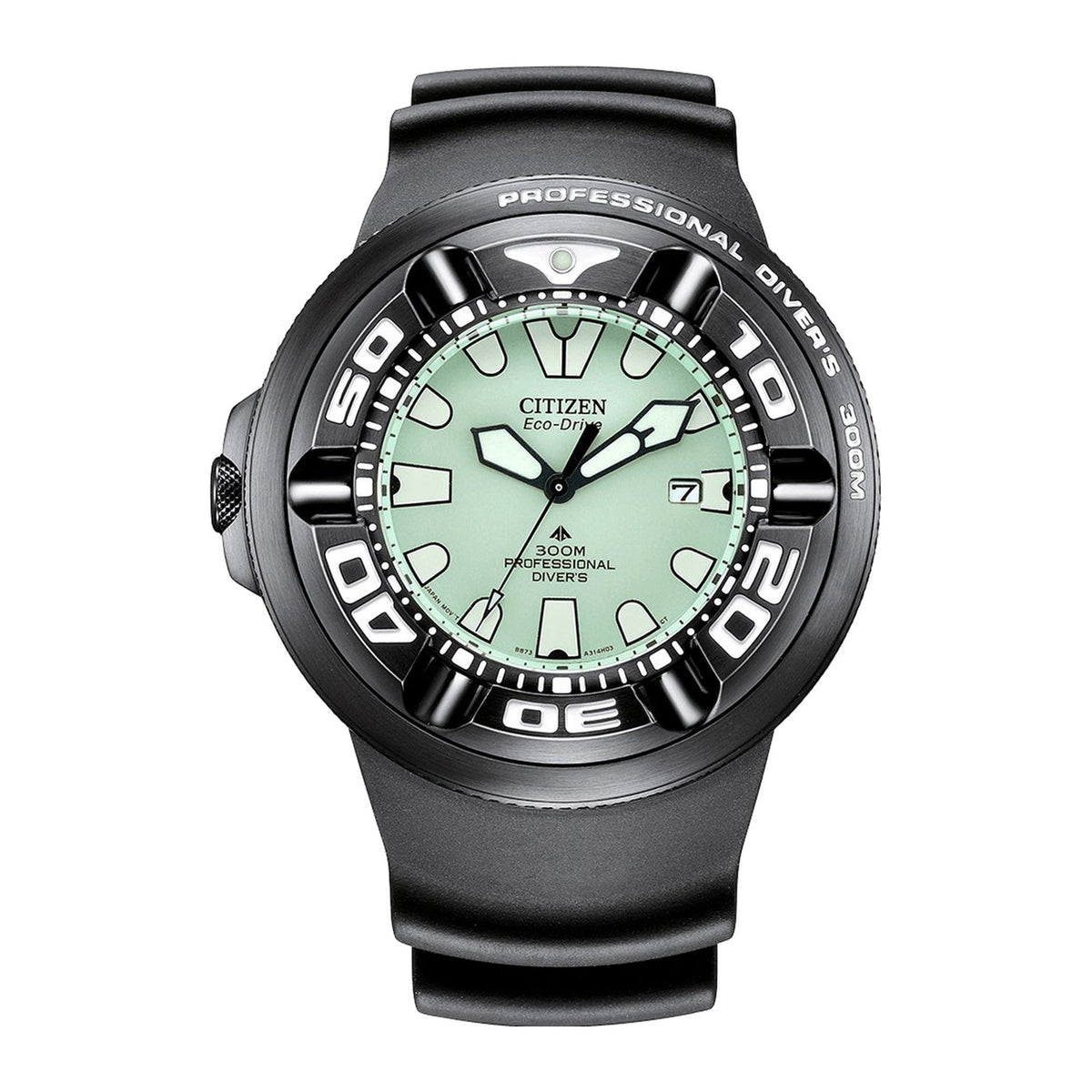 Citizen - Men Black Rubber Strap Watch - BJ8055-04X