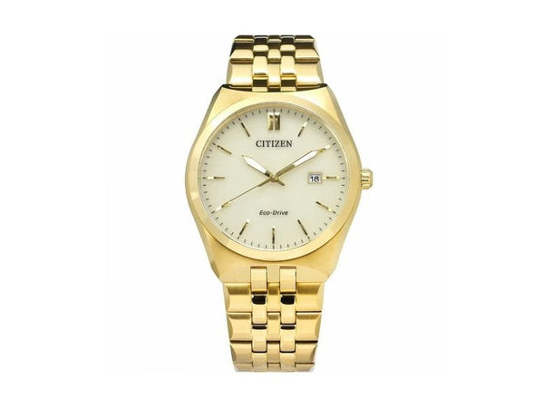 Citizen Eco-Drive Mens Gold Stainless steel Watch-BM7332-61P