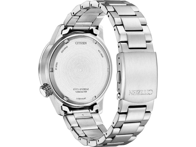 Citizen Eco-Drive Mens Silver Stainless steel Watch-BM7550-87E