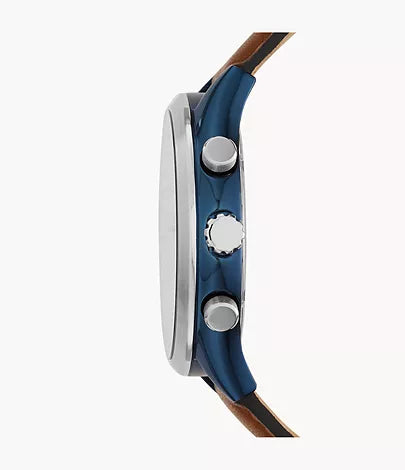 Fossil Fenmore Midsize Brown Leather Watch-Bq2402