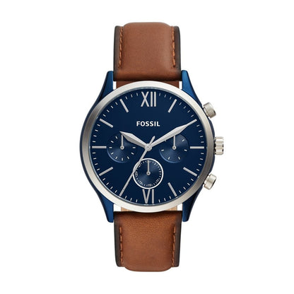 Fossil Fenmore Midsize Brown Leather Watch-Bq2402