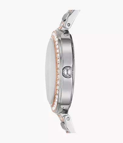 Fossil Karli Three-Hand Two-Tone Stainless Steel Watch-BQ3337