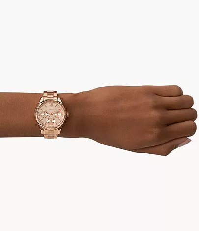 Fossil Scarlette Rose Gold Stainless Steel Women Watch-ES4318