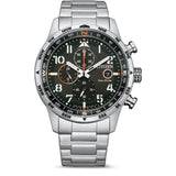 Citizen Eco-Drive Chronograph Mens Silver Stainless steel Watch-CA0790-83E