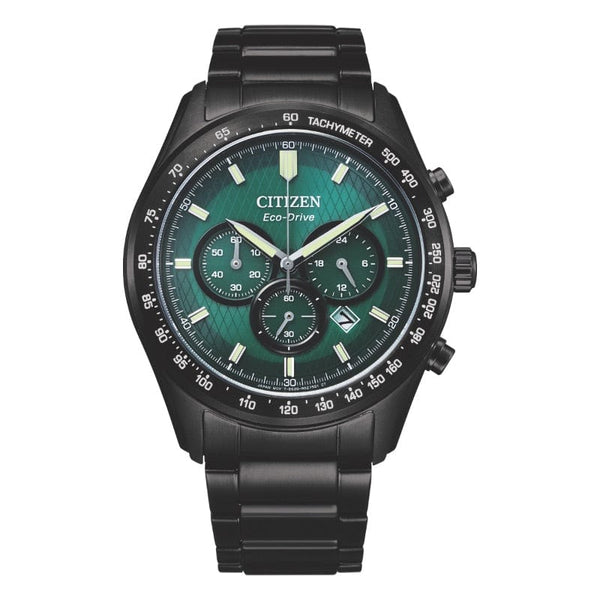 Citizen Solar Mens Black Stainless steel Strap  Watch-CA4455-86X