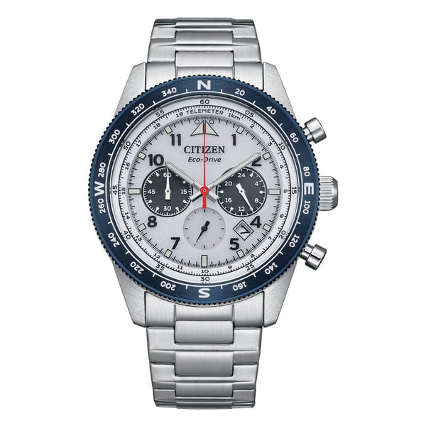 Citizen Solar Mens Silver Stainless steel Strap  Watch-CA4554-84H