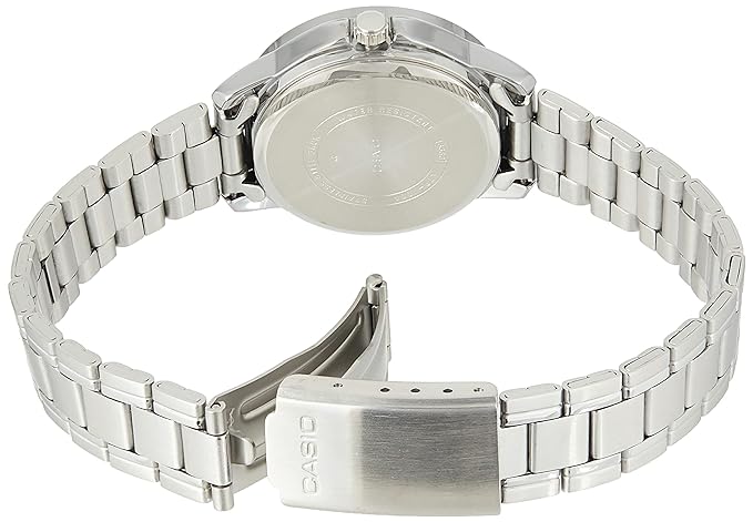 Casio Women's Silver Stainless Steel Watch- LTP-V004D-2BUDF