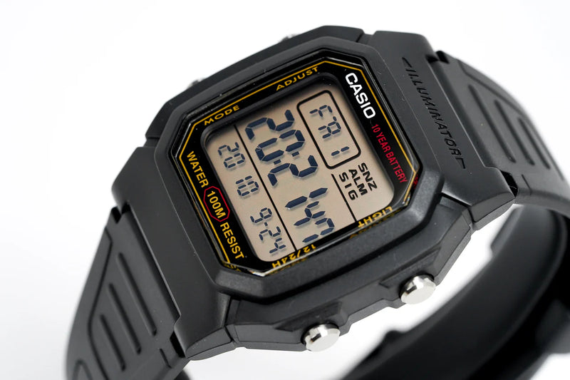 Casio Mens W-800HG-9AVDF Dual Time Digital Watch