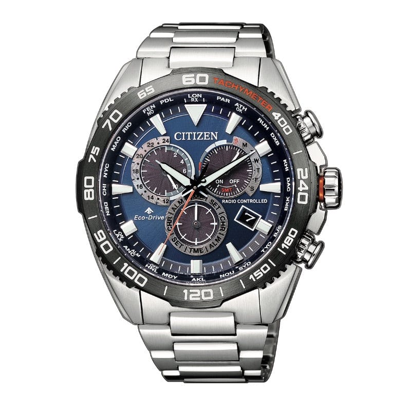 Citizen Promaster Land Mens Silver Stainless steel Watch-CB5034-82L