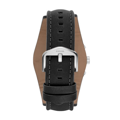 Fossil Coachman Black Leather Men Watch-CH2564