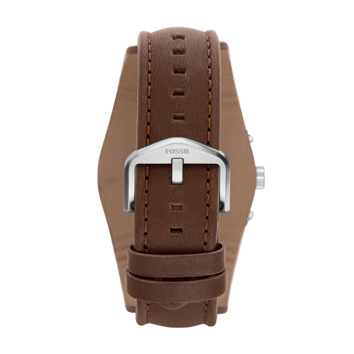 Fossil Coachman Brown Leather Men Watch-CH2565