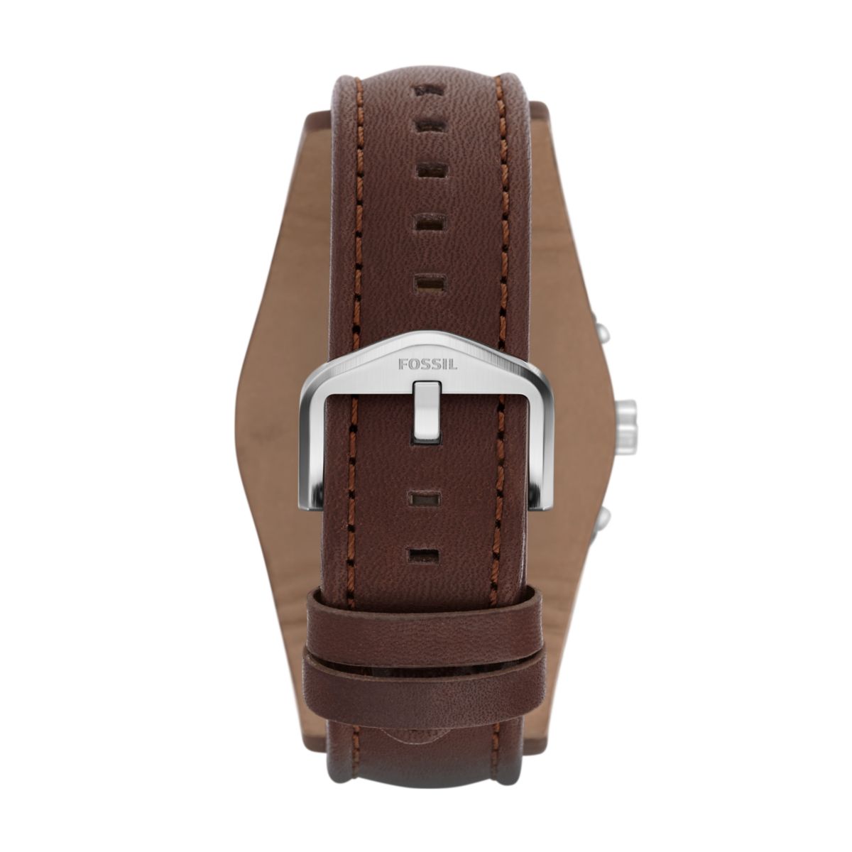 Fossil Coachman Brown Leather Men Watch-CH2891
