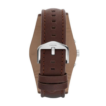 Fossil Coachman Brown Leather Men Watch-CH2891