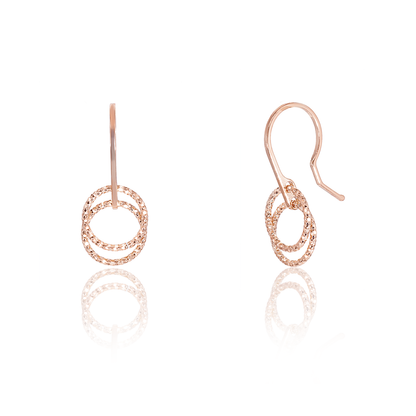 Cici Collection - Doppio Anilli Earrings