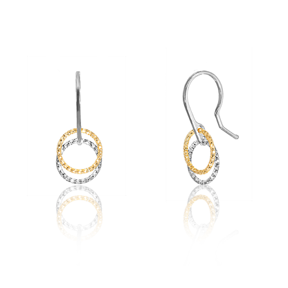 Cici Collection - Doppio Anilli Earrings