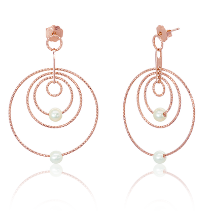 Cici Collection - Firenze Con Perla Earrings