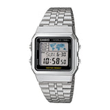 Casio Vintage A500WA-1D Silver Stainless Watch Unisex