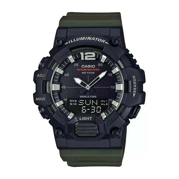 Casio Sports Mens 100m Watch - HDC-700-1AVDF