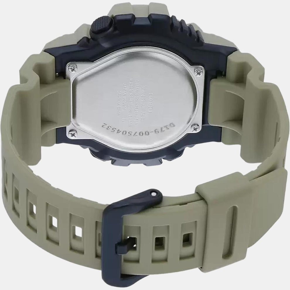 Casio - Anadigital Brown Ribber Mens Watch HDC-700-3A3Vdf