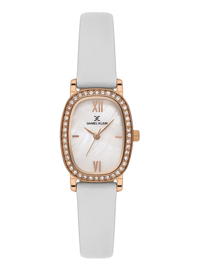 Daniel Klein Leather Womens Watch-DK113943