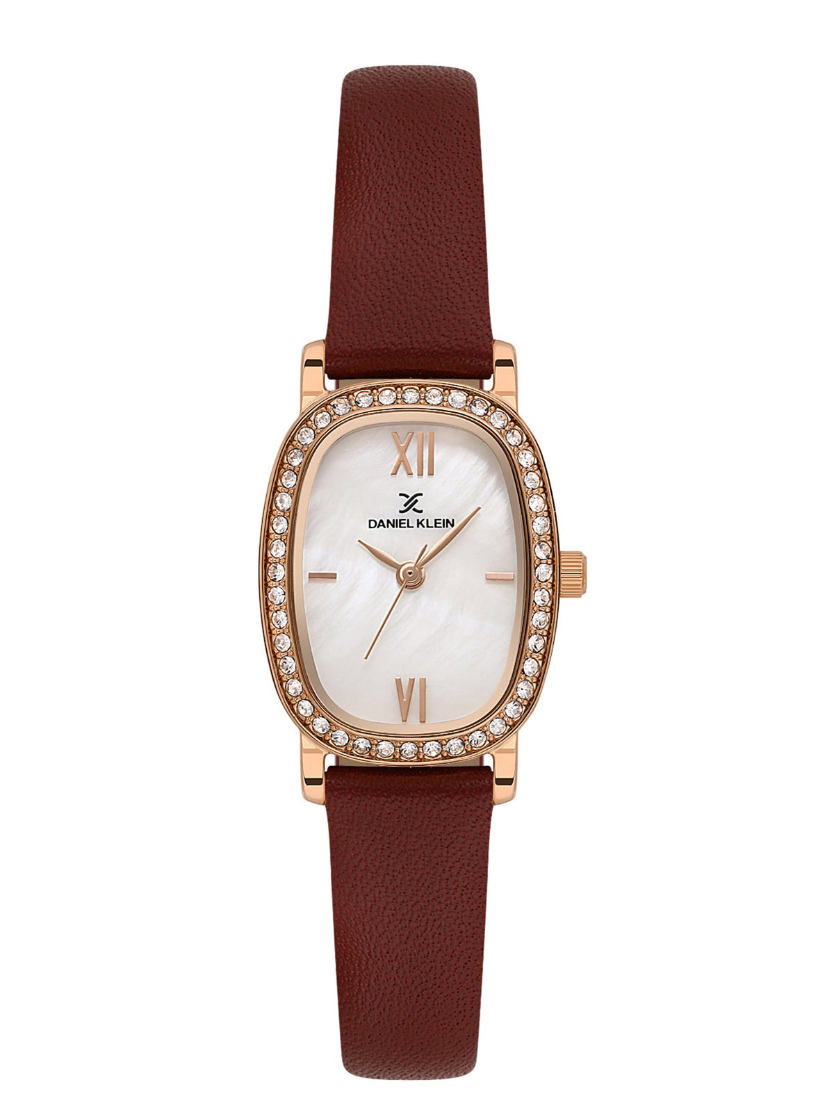 Daniel Klein Leather Womens Watch-DK113943