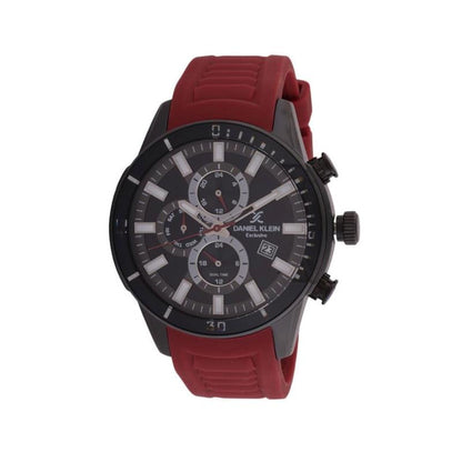 Daniel Klein Mens Rubber Strap Watch - DK113313