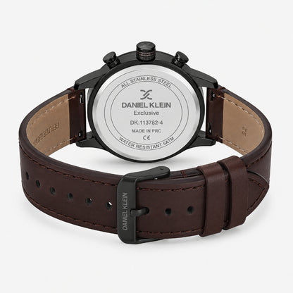Daniel Klein Mens Leather Strap Watch - DK113803