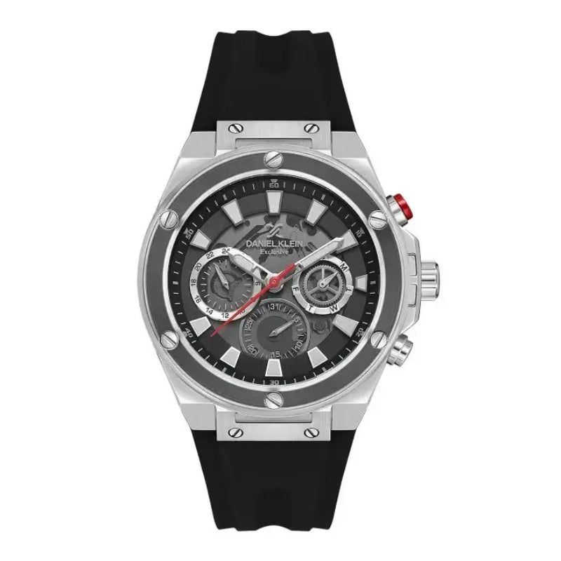 Daniel Klein Mens Rubber Strap Watch - DK113889