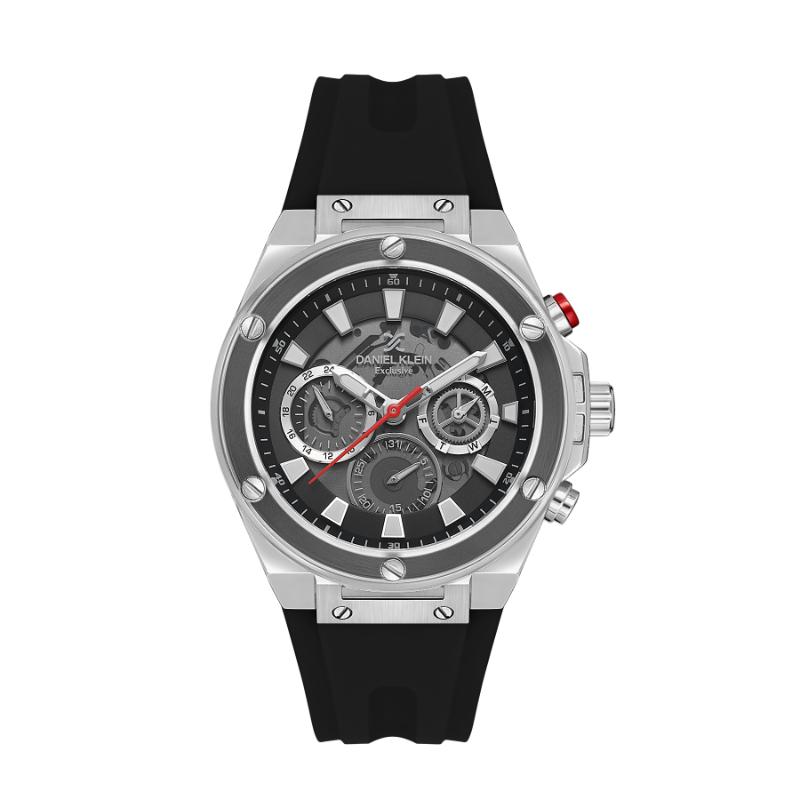 Daniel Klein Mens Rubber Strap Watch - DK113889