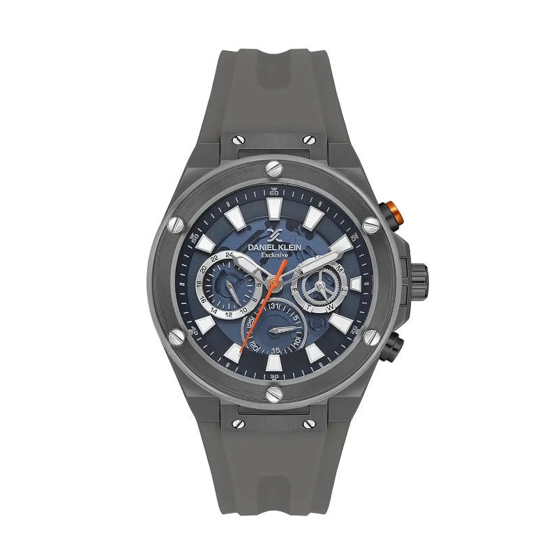Daniel Klein Mens Rubber Strap Watch - DK113889
