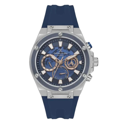 Daniel Klein Mens Rubber Strap Watch - DK113889