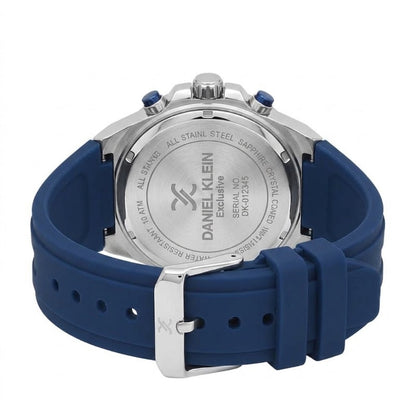 Daniel Klein Mens Rubber Strap Watch - DK113889