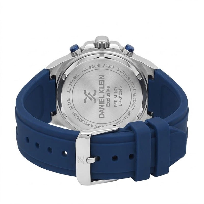 Daniel Klein Mens Rubber Strap Watch - DK113889