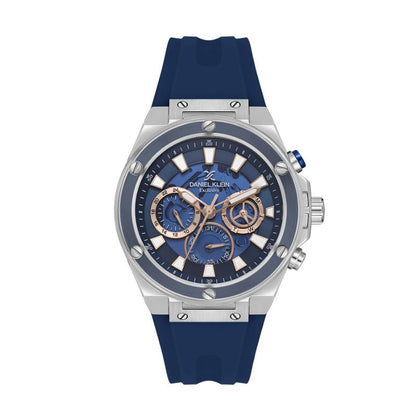 Daniel Klein Mens Rubber Strap Watch - DK113889