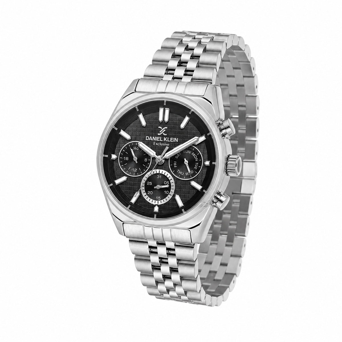 Daniel Klein Stainless Steel Mens Watch-DK113890 - AI-generated angle view