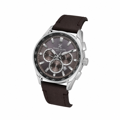 Daniel Klein Mens Leather Strap Watch - DK113902
