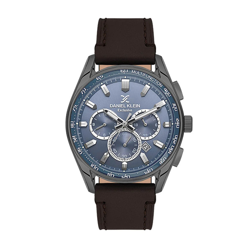 Daniel Klein Mens Leather Strap Watch - DK113902