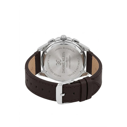 Daniel Klein Mens Leather Strap Watch - DK113902