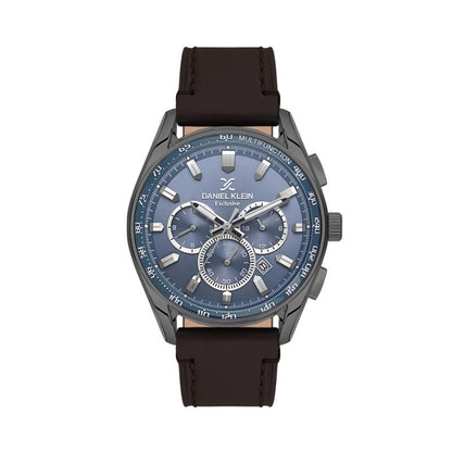 Daniel Klein Mens Leather Strap Watch - DK113902