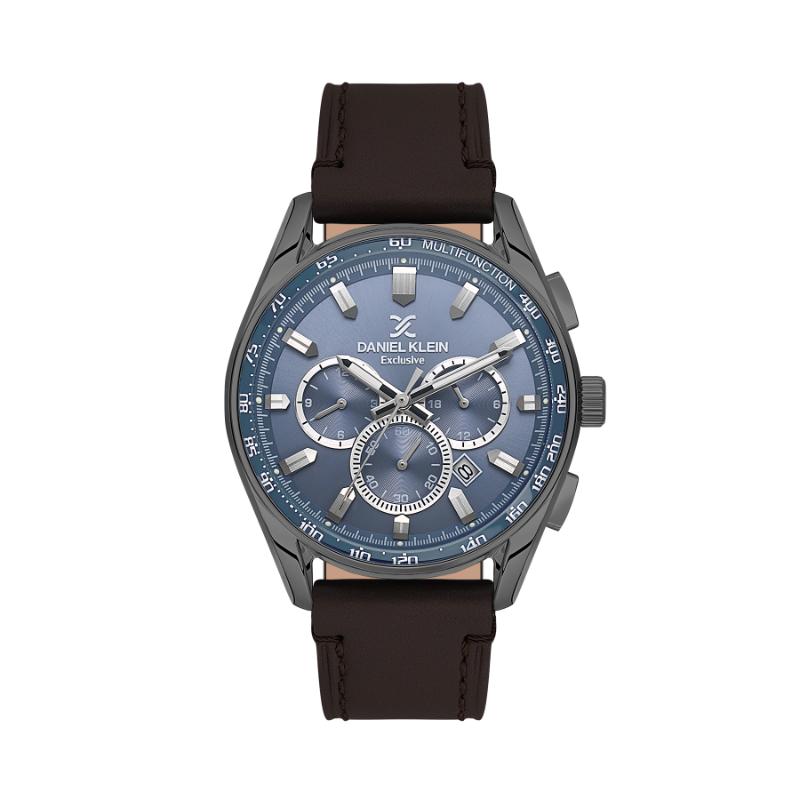 Daniel Klein Mens Leather Strap Watch - DK113902
