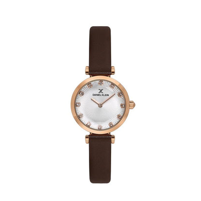 Daniel Klein Womens  Leather Watch-DK113919