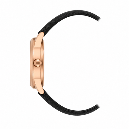 Daniel Klein Leather Womens Watch-DK113921
