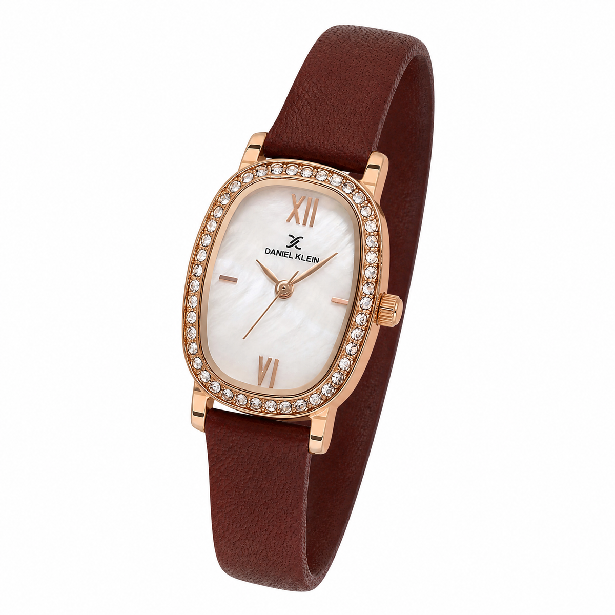 Daniel Klein Leather Womens Watch-DK113943