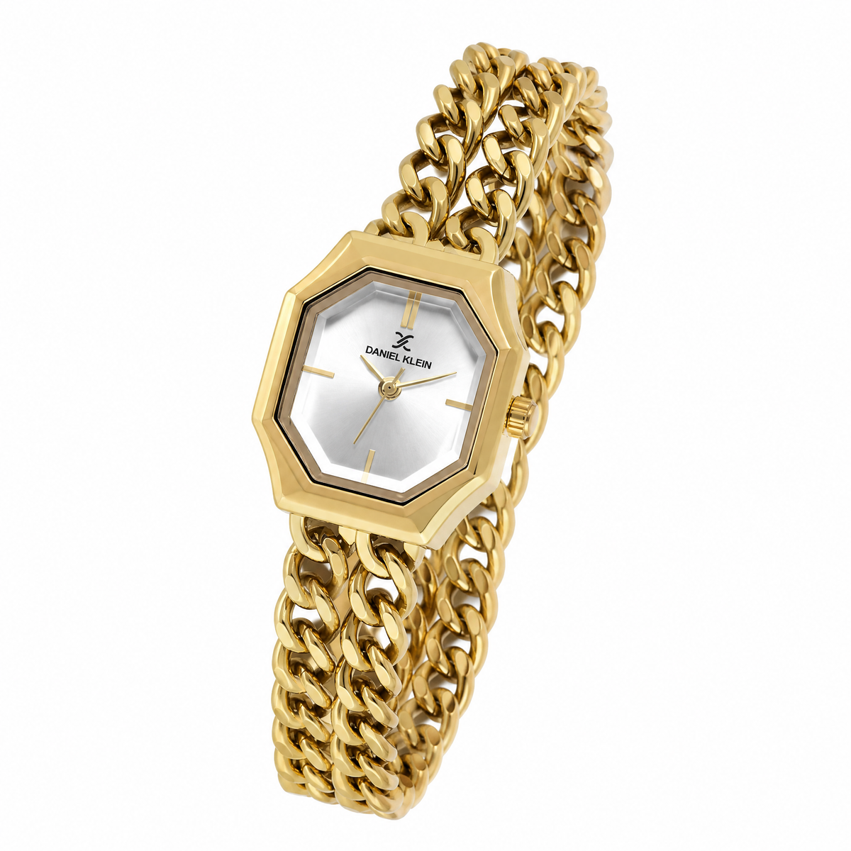 Daniel Klein-Gold Stainless Steel Leisure Analog Watch-DK113964