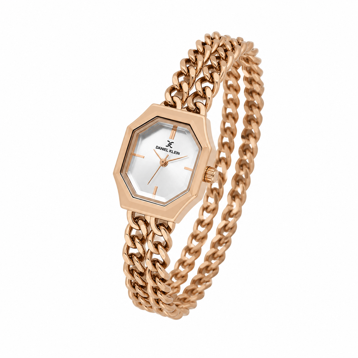 Daniel Klein-Gold Stainless Steel Leisure Analog Watch-DK113964