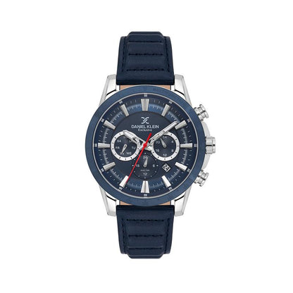 Daniel Klein Mens Leather Watch-DK114006