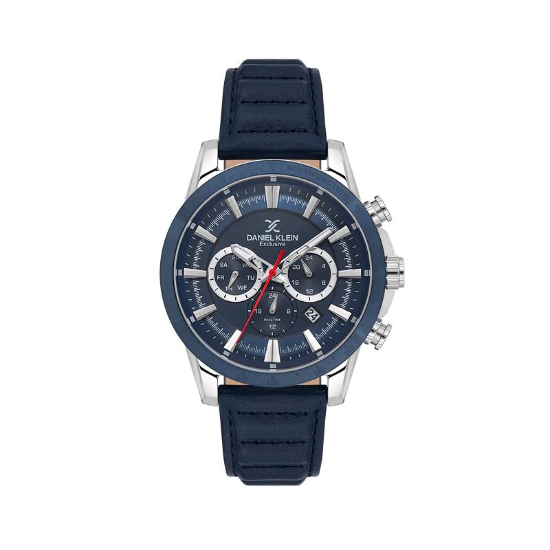 Daniel Klein Mens Leather Watch-DK114006
