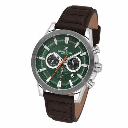 Daniel Klein Mens Leather Watch-DK114006