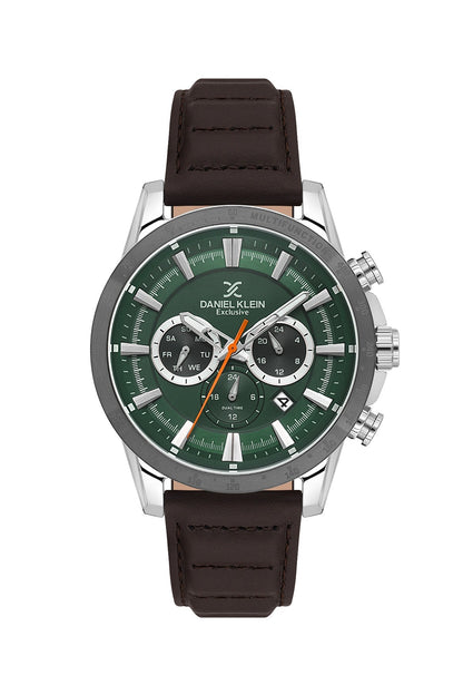 Daniel Klein Mens Leather Watch-DK114006
