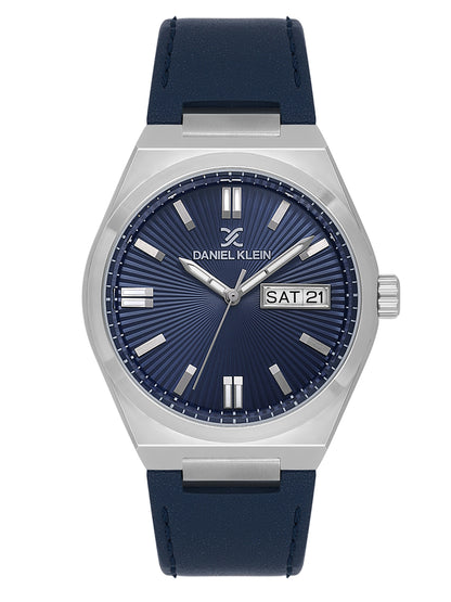 Daniel Klein Mens Leather Watch-DK114059